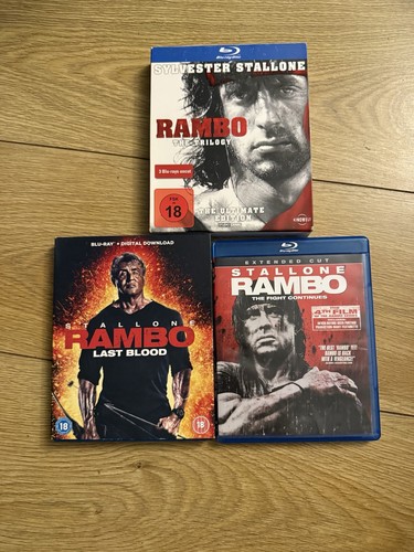 Rambo blu ray bundle - rambo,