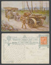 WW1 Censored 1919 Old Postcard