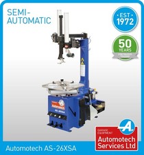 26" SEMI AUTOMATIC TYRE CHANGER / TYRE MACHINE  WITH TWIN ASSIST ARMS
