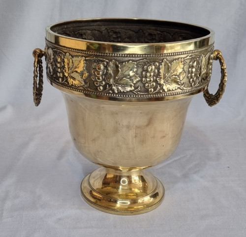Antique art nouveau planter - art,