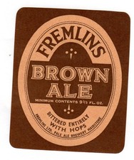 Beer Label: Fremlins Brewery
