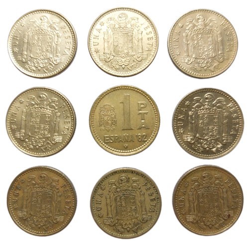 Spain peseta coins - spain, 1