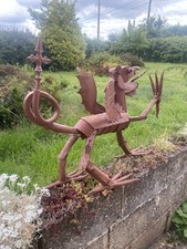 Metal Dragon Sculpture