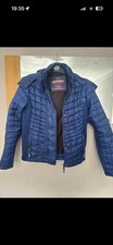 Blue Superdry Hooded Jacket