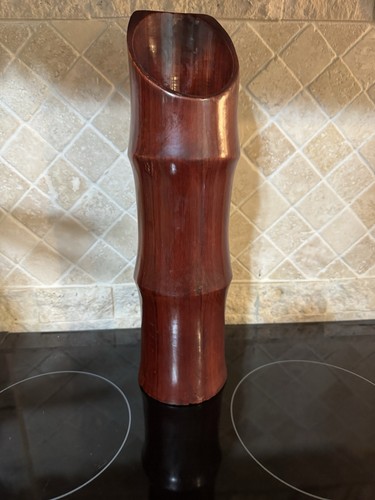 Real bamboo vase tall - bamboo,