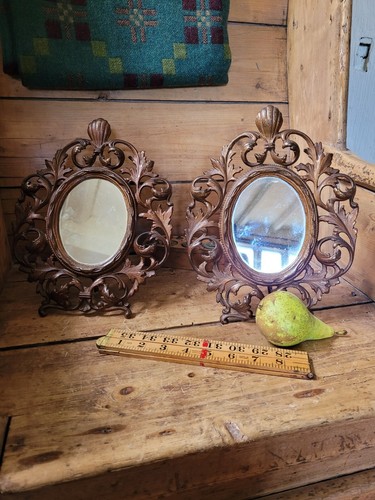 Lovely pair antique cast - antique,