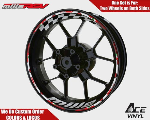 Aprilia mille rsv wheel decals - rsv,