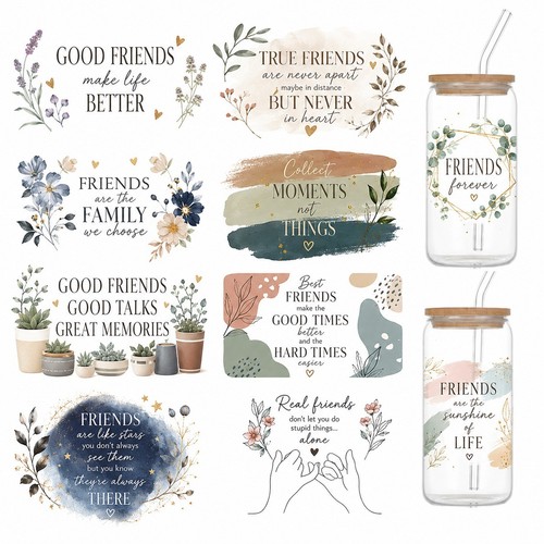 Best friends theme stickers - friends,