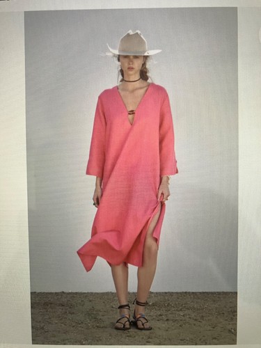Zara pink linen - , dress