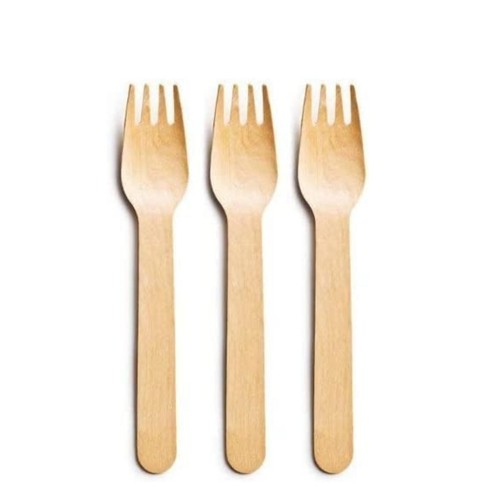 Wooden forks 100 pack - wooden,