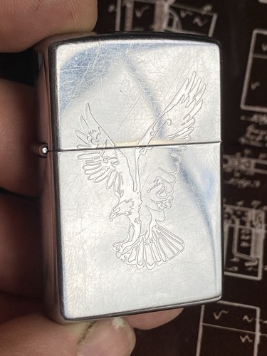 Golden eagle zippo - golden, 🦅