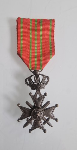 Belgian croix guerre - croix, medal