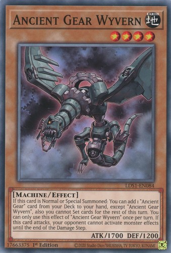 Yugioh ancient gear - ancient, wyvern