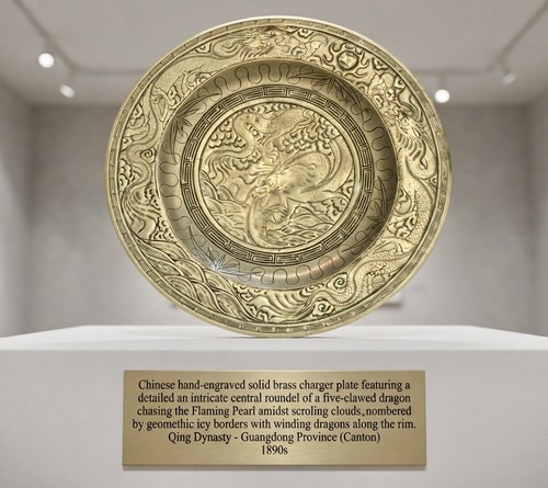 Antique large hand engraved - large,