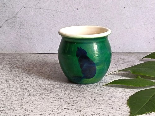 Vintage green studio art - vintage,