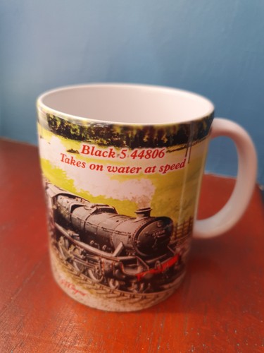 Steam train mug black 44806 - black,