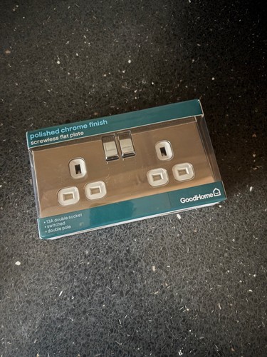 Double socket screwless - screwless,
