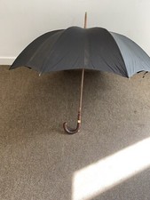 Antique 1920 Umbrella & 9ct Solid Gold Collar & James Bond Style Gold Pen