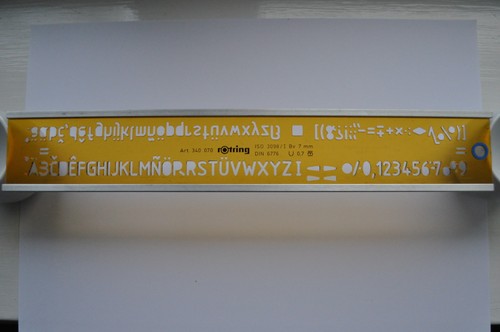 Vintage rotring iso lettering - iso,