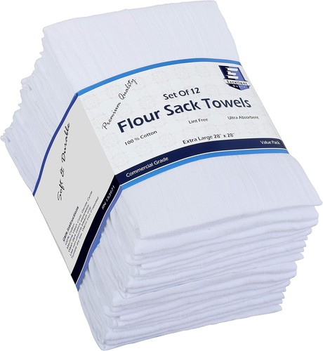 Flour sack kitchen towels - flour,