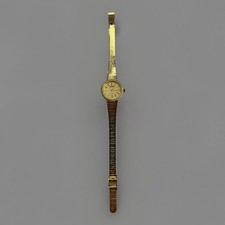 Vintage NOS Medana Woman’s Watch Fashion Formal Travel Gold Plate Japan