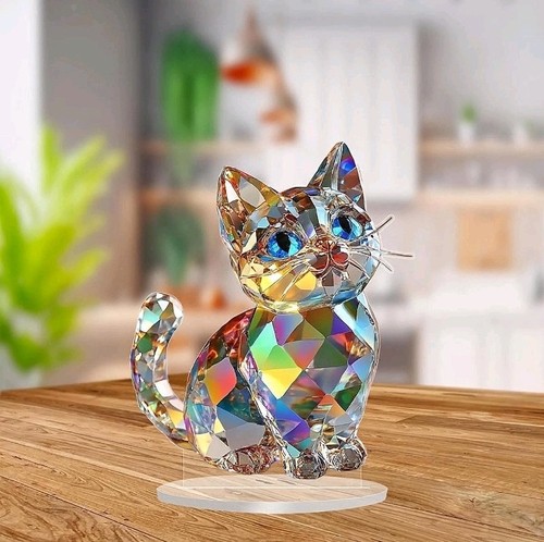 Miniature cat statue craft - miniature,