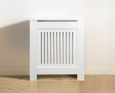 Radiator Cover White MDF Mini W800mxD200xH815mm New York Style