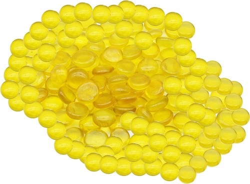 Glass pebbles beads button - pebbles,