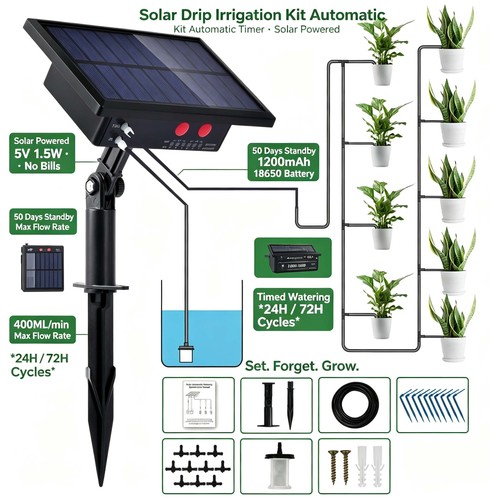 50ft solar automatic drip - 50ft,