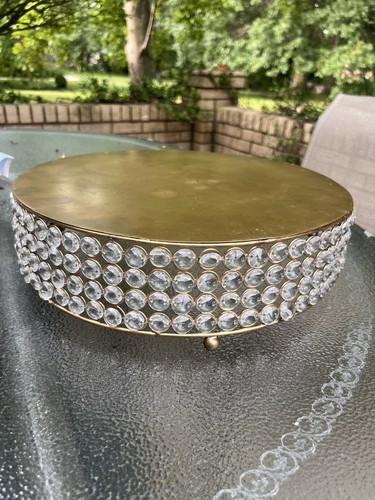 Crystal beaded round - crystal,