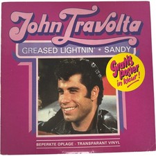 John Travolta Greased Lightnin' Sandy Limited Edition Vinyl Record