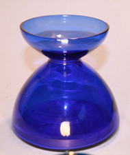 Unusual  blue  vase - lovely