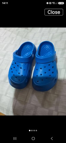 Blue kids juinor cloggs size - juinor,