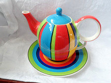 Whittard of Chelsea tea pot and cup and saucer set