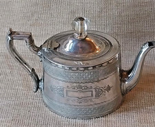 James Dixon & Son Sheffield Silverplated Teapot EPBM small teapot