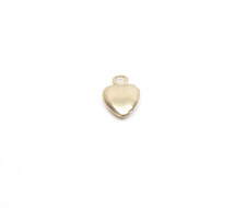 9ct Gold Charm Heart Yellow