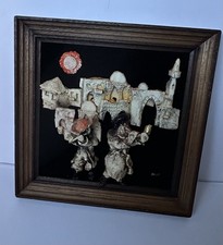 Vintage Judaica Relief Wall