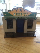 Playmobil 4398 My Take Along Western City Cowboys Sheriff Office And Bank.