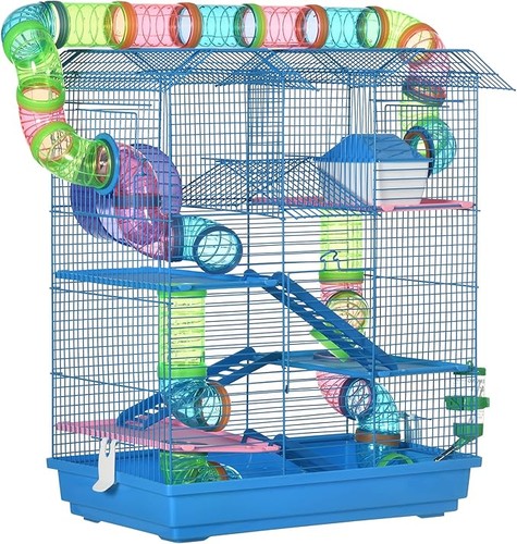 Pawhut tiers hamster cage - pawhut,