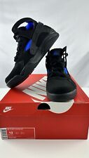 Nike Air Flight Huarache Black/Lyon Blue 2015 - UK12/US13 - RARE DS (UNWORN)