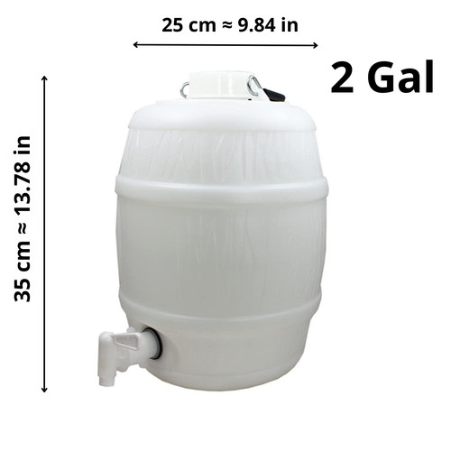 Gal basic white barrel - gal,