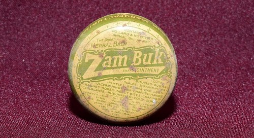 Vintage chemist zam buk - zam, herbal