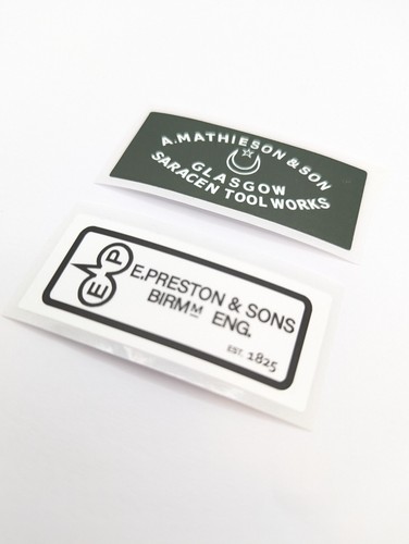 Preston mathieson tools - e,