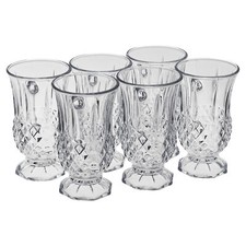 Pasabahce Set of 6 Handled Glass Mugs Tea Coffee Cappuccino Hot Drinks Gift Box