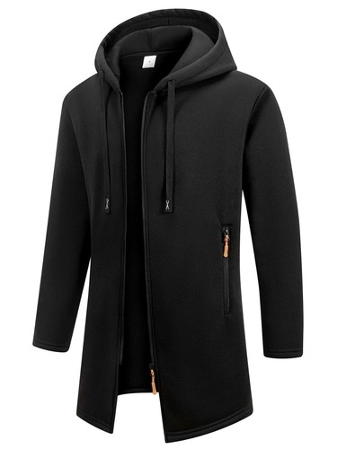Men fleece hooded jacket - men's,