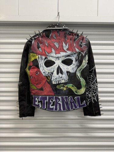 Vtg punk leather motorcycle - vtg,
