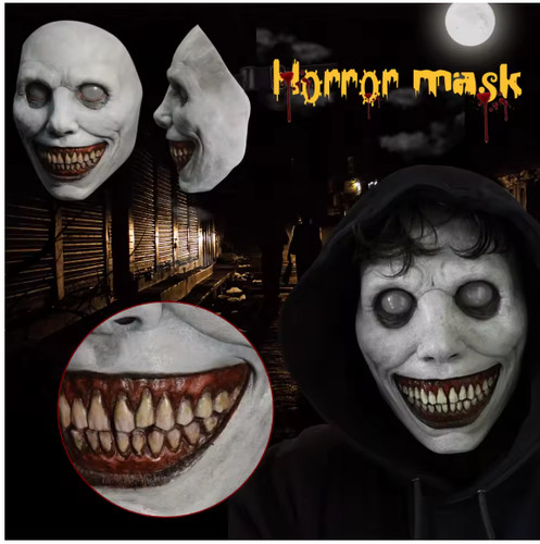 Halloween horror smiling demon - halloween,
