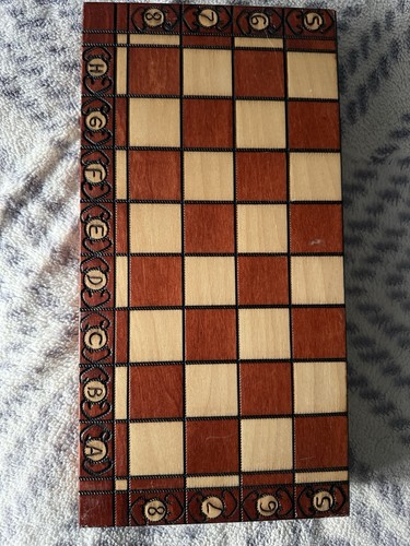 Vintage wooden chess - chess, set
