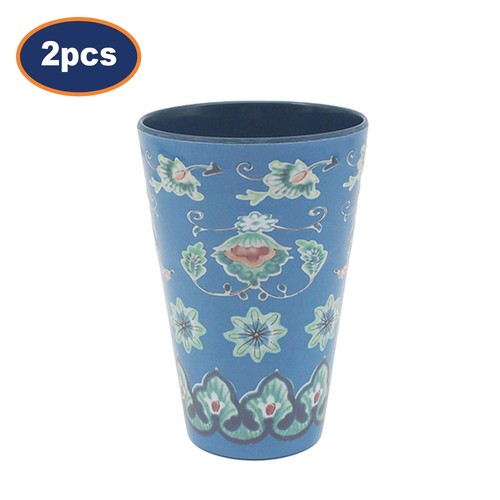 Melamine beaker blue tuscany - melamine,