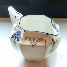 SHELLEY BLUE IRIS CREAM JUG